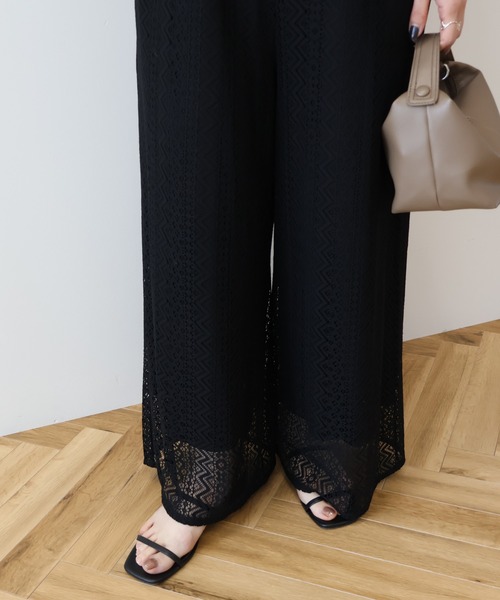 AMERICAN HOLIC（アメリカンホリック）の「レースキャミサロペット（サロペット/オーバーオール・レディース・ブラウン/ブラック/アイボリー・M/L）」の20枚目の写真