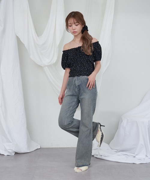 RAY CASSIN(レイカズン)の「コンパクトヘンリーブラウス(シャツ/ブラウス・レディース・ホワイト/ホワイト系その他2/ブルー系その他2・FREE)」の20枚目の写真