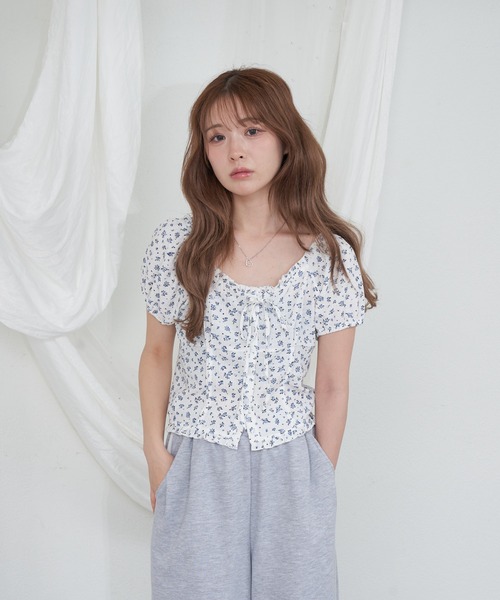 RAY CASSIN(レイカズン)の「コンパクトヘンリーブラウス(シャツ/ブラウス・レディース・ホワイト/ホワイト系その他2/ブルー系その他2・FREE)」の14枚目の写真