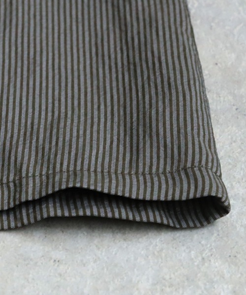 antiqua(アンティカ)の「アシメドレープタンクトップ(タンクトップ・レディース・ベージュ/ブラック・ONESIZE)」の7枚目の写真