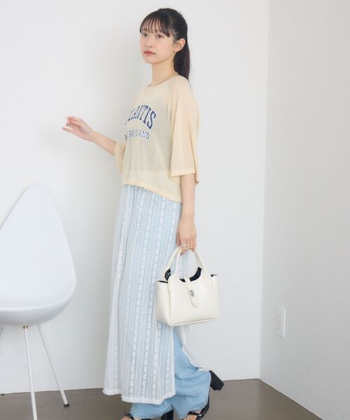 RETRO GIRL（レトロガール）の「スカーフ付きバッグ（ハンドバッグ・レディース・ブラック/レッド/オフホワイト・ONE SIZE）」の10枚目の写真