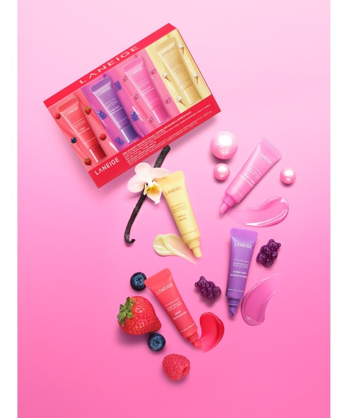 ソニーエンジェルチャーム　レア （LANEIGE ラネージュ）リップバーム付 リップグロウィバーム ミニセット（リップクリーム）｜LANEIGE