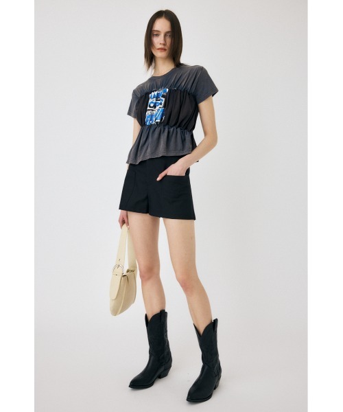 MOUSSY（マウジー）の「BIG POCKET ショートパンツ（その他パンツ・レディース・アイボリー/ブラック・1/2）」の15枚目の写真