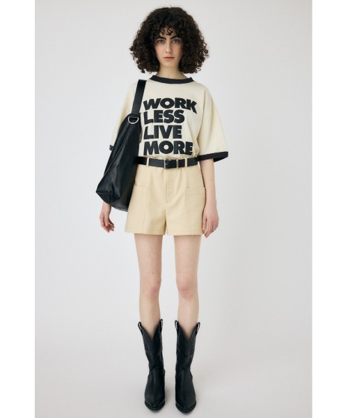MOUSSY（マウジー）の「BIG POCKET ショートパンツ（その他パンツ・レディース・アイボリー/ブラック・1/2）」の17枚目の写真
