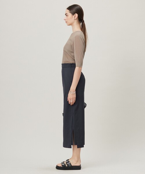 セール】シェルタリングドライサテン タイトスカート（スカート）｜ICB