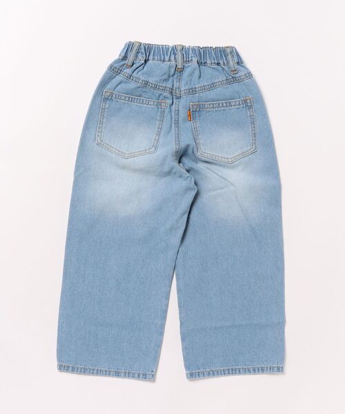 Ocean&Ground（オーシャン&グラウンド）の「ｼﾙﾊﾞｰﾗｲﾝﾃﾞﾆﾑﾊﾟﾝﾂ（デニムパンツ・キッズ・ダークインディゴブルー/ケミカルウォッシュ・90/100/110/120/130/140）」の8枚目の写真