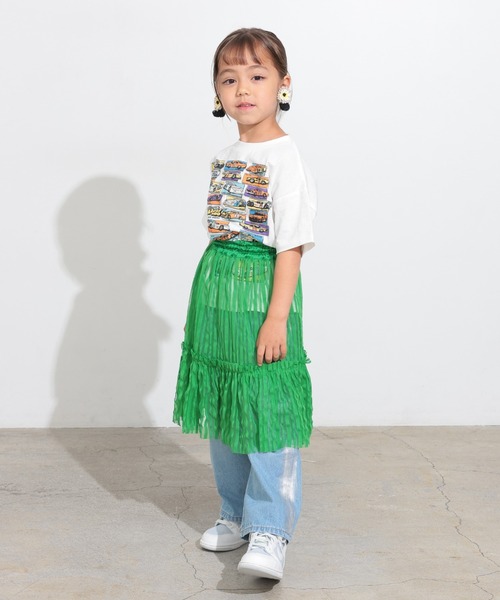 Ocean&Ground（オーシャン&グラウンド）の「ｼﾙﾊﾞｰﾗｲﾝﾃﾞﾆﾑﾊﾟﾝﾂ（デニムパンツ・キッズ・ダークインディゴブルー/ケミカルウォッシュ・90/100/110/120/130/140）」の10枚目の写真