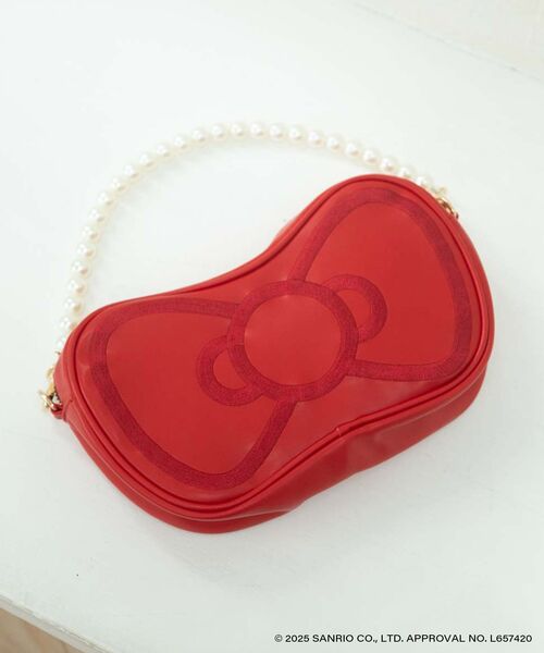 MAJESTIC LEGON(マジェスティックレゴン)の「ハローキティ リボンチェーンバッグ(ショルダーバッグ・レディース・レッド・FREE)」の12枚目の写真