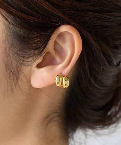 LIVETART(リヴェタート)の「フタツブピアス(ピアス(両耳用)・レディース・ゴールド・FREE)」の3枚目の写真