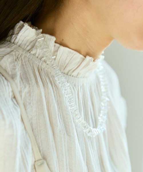 Libra Cue(リブラ キュー)の「クリアネックレス(ネックレス・レディース・クリア・FREE)」の5枚目の写真