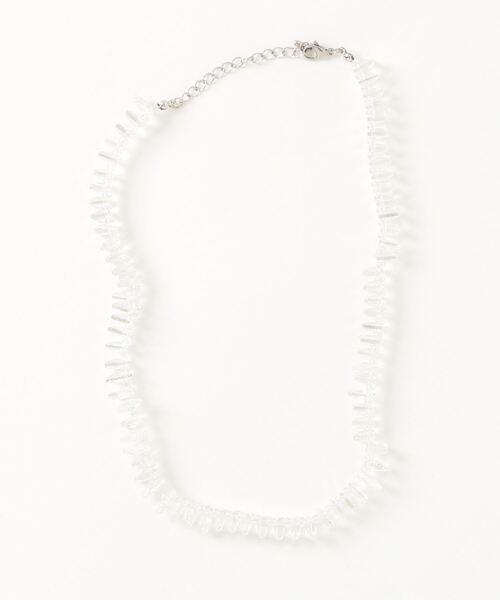 Libra Cue(リブラ キュー)の「クリアネックレス(ネックレス・レディース・クリア・FREE)」の6枚目の写真