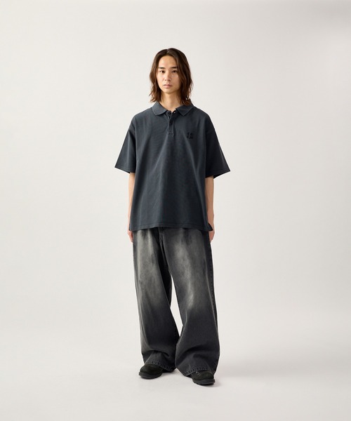 kolor ポロシャツ 鹿の子 Heather（ヘザー）の「鹿の子刺繍ポロ 135755（ポロシャツ