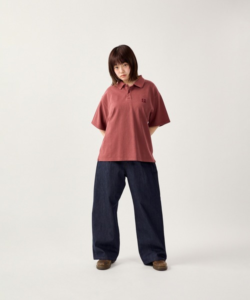 ASSORTED MOSS STITCH POLO SHIRT／アソート鹿の子ポロシャツ