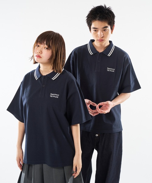 kolor ポロシャツ 鹿の子 Heather（ヘザー）の「鹿の子刺繍ポロ 135755（ポロシャツ