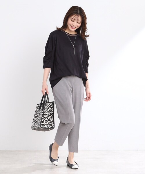 セール】【夏SALE／接触冷感／洗える】六分袖ジャージプル