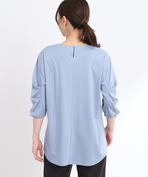 tシャツ 「夏SALE／接触冷感／洗える」六分袖ジャージプルオーバー レディース Reflect tシャツ 「夏SALE／接触冷感／洗える」六分袖ジャージ