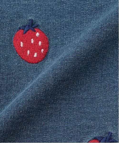 baby cheer（ベイビーチアー）の「いちごニットデニムパンツ（その他パンツ・キッズ・ネイビー・100cm/90cm/80ｃｍ/110cm/120cm）」の8枚目の写真