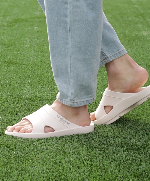U.S. POLO ASSN.(ユーエスポロアッスン)の「【U.S. POLO ASSN./ユーエスポロアッスン】リカバリー スライドサンダル(サンダル・メンズ・ダークブラウン/ブラック/アイボリー・M/L/LL)」の9枚目の写真