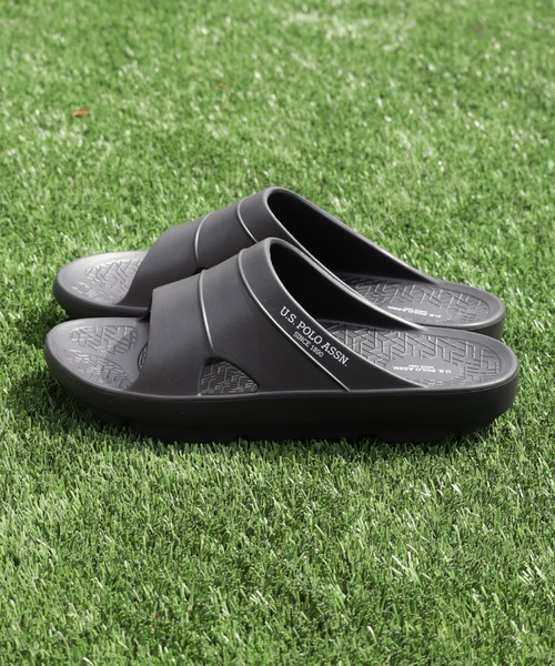 U.S. POLO ASSN.(ユーエスポロアッスン)の「【U.S. POLO ASSN./ユーエスポロアッスン】リカバリー スライドサンダル(サンダル・メンズ・ダークブラウン/ブラック/アイボリー・M/L/LL)」の17枚目の写真