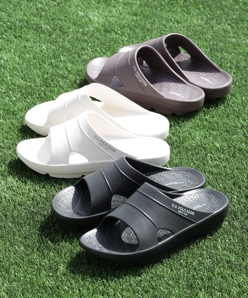 U.S. POLO ASSN.(ユーエスポロアッスン)の「【U.S. POLO ASSN./ユーエスポロアッスン】リカバリー スライドサンダル(サンダル・メンズ・ダークブラウン/ブラック/アイボリー・M/L/LL)」の21枚目の写真