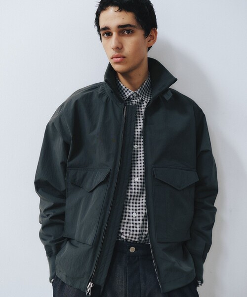 ADAM ET ROPE'（アダムエロペ）の「《別注》【SPIEWAK/スピワック】G-8 NYLON（ブルゾン・メンズ・ブラック/チャコールグレー/ベージュ・42/40/44）」の7枚目の写真