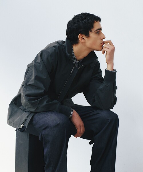 ADAM ET ROPE'（アダムエロペ）の「《別注》【SPIEWAK/スピワック】G-8 NYLON（ブルゾン・メンズ・ブラック/チャコールグレー/ベージュ・42/40/44）」の8枚目の写真