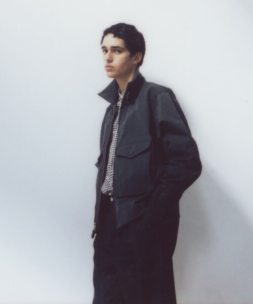 ADAM ET ROPE'（アダムエロペ）の「《別注》【SPIEWAK/スピワック】G-8 NYLON（ブルゾン・メンズ・ブラック/チャコールグレー/ベージュ・42/40/44）」の9枚目の写真