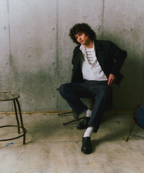 ADAM ET ROPE'（アダムエロペ）の「《別注》【SPIEWAK/スピワック】G-8 NYLON（ブルゾン・メンズ・ブラック/チャコールグレー/ベージュ・42/40/44）」の11枚目の写真