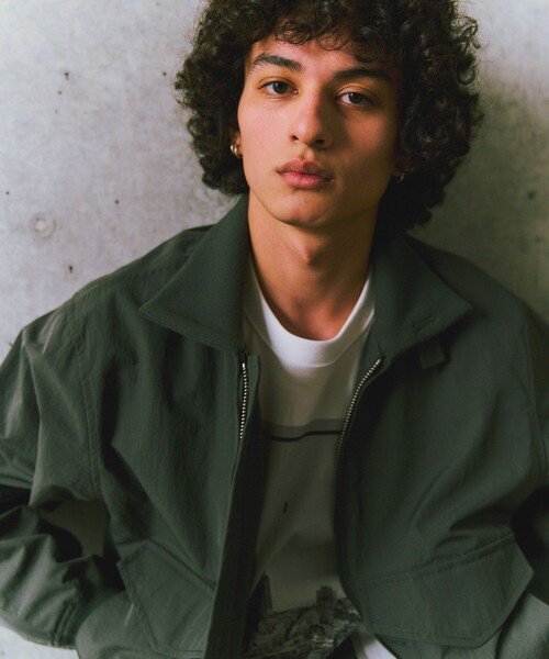 ADAM ET ROPE'（アダムエロペ）の「《別注》【SPIEWAK/スピワック】G-8 NYLON（ブルゾン・メンズ・ブラック/チャコールグレー/ベージュ・42/40/44）」の13枚目の写真