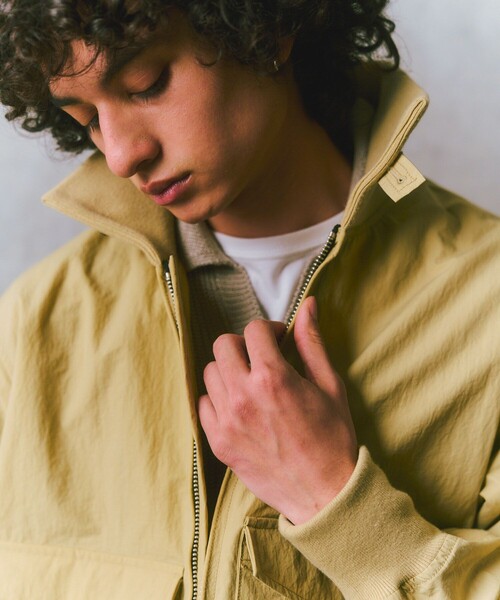 ADAM ET ROPE'（アダムエロペ）の「《別注》【SPIEWAK/スピワック】G-8 NYLON（ブルゾン・メンズ・ブラック/チャコールグレー/ベージュ・42/40/44）」の16枚目の写真