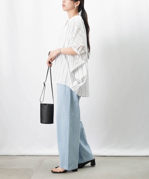 ブラウス シャツ LC/LLL バンザイブラウス/コクーンドルマンブラウス レディース LADY LUCK LUCA ブラウス シャツ LC/LLL バンザイブラウス