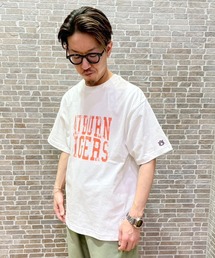DISCUS（ディスカス）の「DISCUS(ディスカス)オーバーンカレッジTシャツ（Tシャツ/カットソー・メンズ）」
