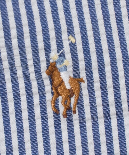 POLO RALPH LAUREN（ポロ ラルフ ローレン）の「＜POLO RALPH LAUREN＞ シアサッカー ショーツ（その他パンツ・メンズ・ケリーグリーン/ライトブルー・M/L/S）」の3枚目の写真