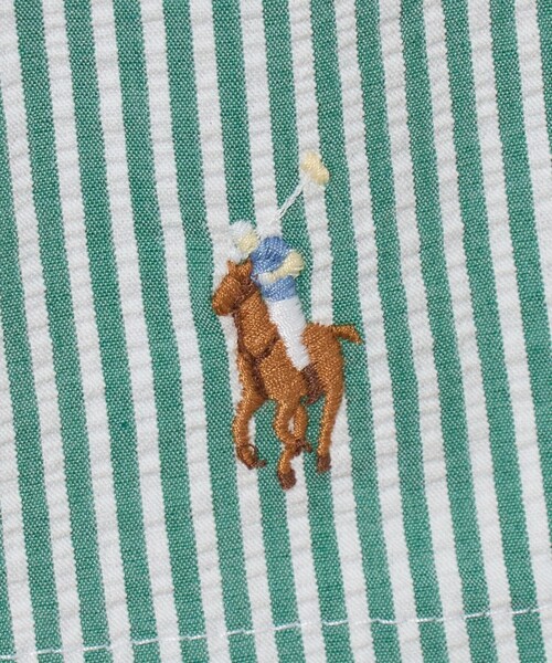 POLO RALPH LAUREN サーフショーツ 希少L シアサッカー 緑 セール】＜POLO RALPH LAUREN＞ シアサッカー ショーツ（その他
