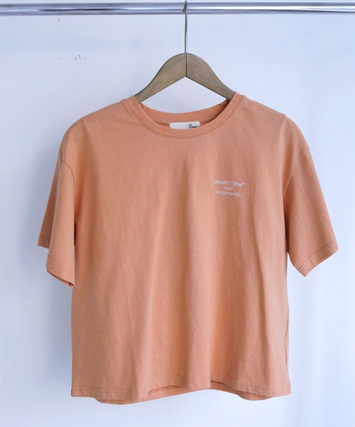 Crisp(クリスプ)の「フラワーフォトプリントTシャツ(Tシャツ/カットソー・レディース・オレンジ/アイボリー・FREE)」の21枚目の写真