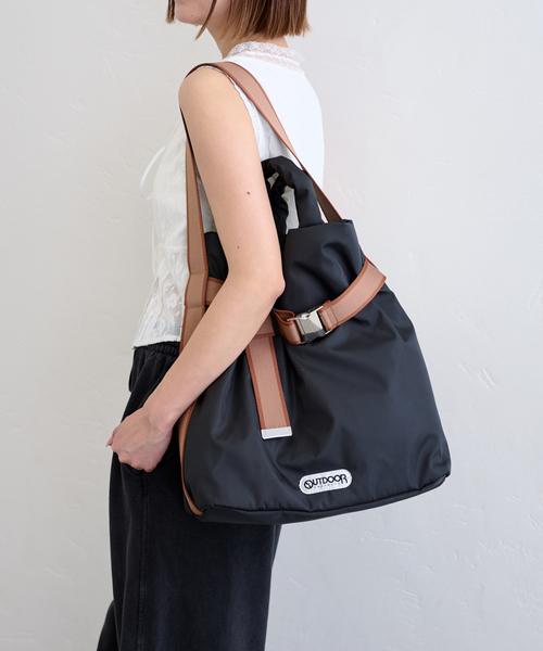 U by SPICK&SPAN(ユーバイスピックアンドスパン)の「≪追加≫【OUTDOOR/アウトドア】別注 Puilting 2way Tote13(トートバッグ・レディース・ブラック/ブラウン・FREE)」の11枚目の写真