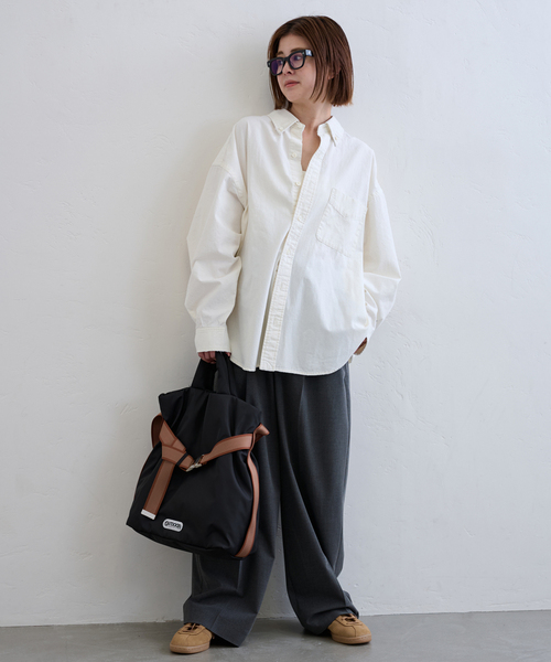 U by SPICK&SPAN(ユーバイスピックアンドスパン)の「≪追加≫【OUTDOOR/アウトドア】別注 Puilting 2way Tote13(トートバッグ・レディース・ブラック/ブラウン・FREE)」の14枚目の写真