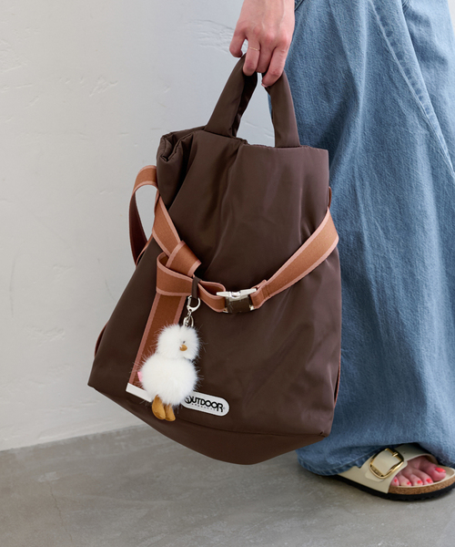 U by SPICK&SPAN(ユーバイスピックアンドスパン)の「≪追加≫【OUTDOOR/アウトドア】別注 Puilting 2way Tote13(トートバッグ・レディース・ブラック/ブラウン・FREE)」の22枚目の写真