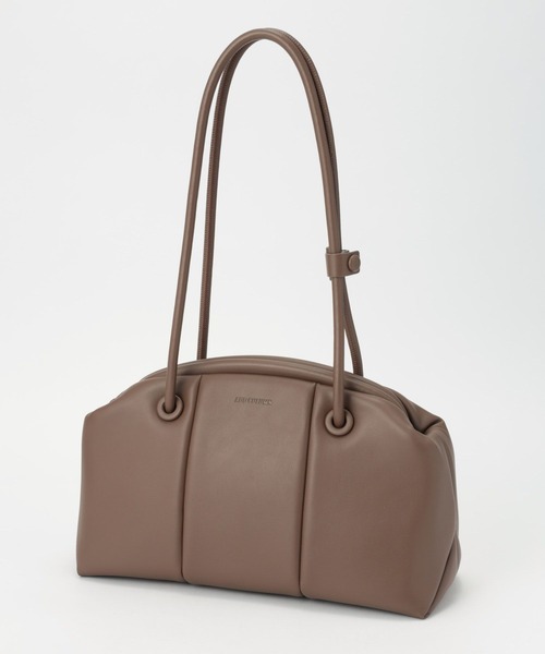 ADD CULUMN（アドカラム）の「【ADD CULUMN】PUFFBOSTON M（ショルダーバッグ・レディース・ベージュ/グリーン・フリー）」の12枚目の写真