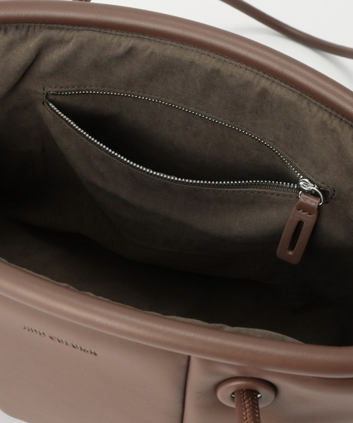 ADD CULUMN（アドカラム）の「【ADD CULUMN】PUFFBOSTON M（ショルダーバッグ・レディース・ベージュ/グリーン・フリー）」の5枚目の写真