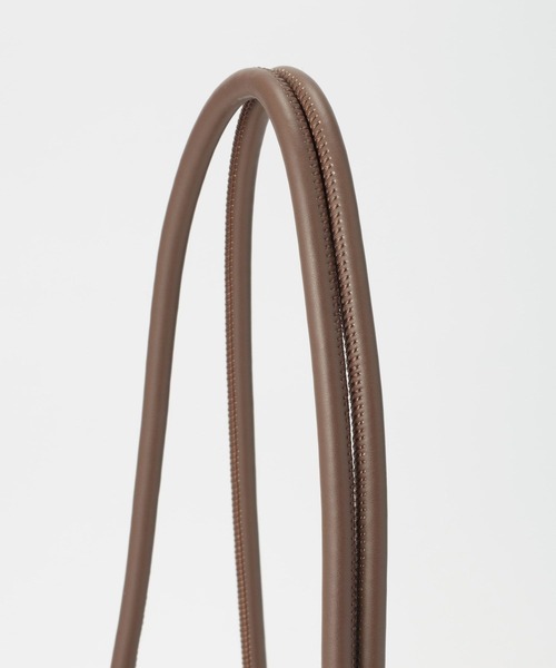 ADD CULUMN（アドカラム）の「【ADD CULUMN】PUFFBOSTON M（ショルダーバッグ・レディース・ベージュ/グリーン・フリー）」の7枚目の写真