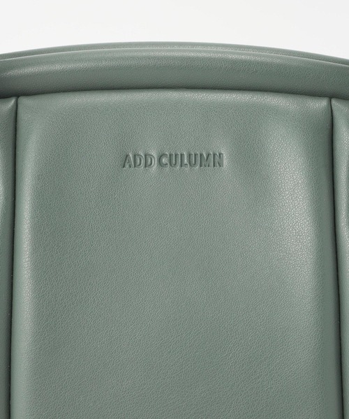 ADD CULUMN（アドカラム）の「【ADD CULUMN】PUFFBOSTON M（ショルダーバッグ・レディース・ベージュ/グリーン・フリー）」の3枚目の写真