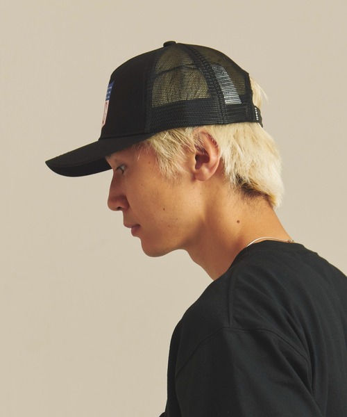 schott(ショット)の「Schott-NYC Mesh Cap(キャップ・メンズ・ブラック・FREE)」の4枚目の写真