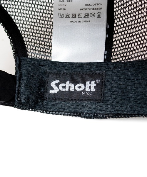 schott(ショット)の「Schott-NYC Mesh Cap(キャップ・メンズ・ブラック・FREE)」の13枚目の写真