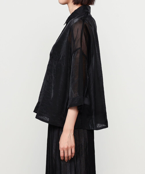 Bshop(ビショップ)の「eunoia | プルオーバーシャツ WOMEN(シャツ/ブラウス・レディース・ブラック・ONE)」の10枚目の写真