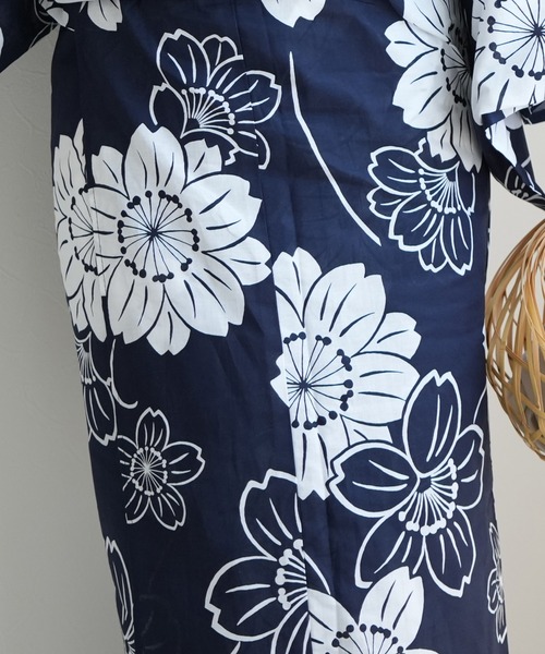 utatane（ウタタネ）の「選べる浴衣2点セット 作り帯（浴衣・レディース・ネイビー系2/ホワイト系3/ネイビー系3/ホワイト系2/ネイビー系1/ホワイト系4/ホワイト系1・FREE）」の11枚目の写真