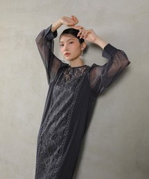 kana ドレス Kana ドレス レース ドルマンスリーブ ワンピースドレス パーティー