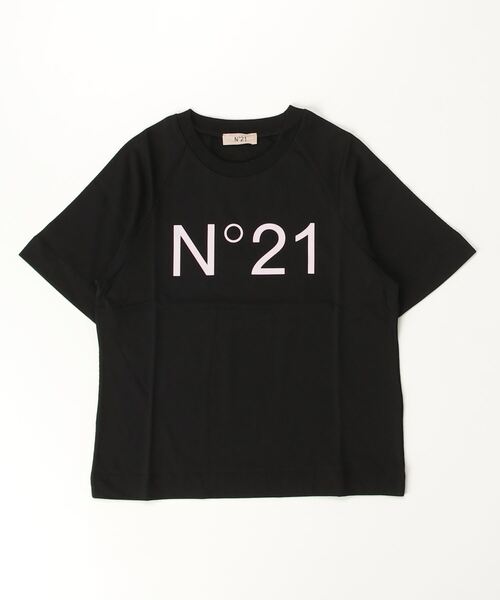 N°21 ヌメロヴェントゥーノTシャツ　 ネイビー　新品　16Y 【1点のみ】 N°21 - N°21 ヌメロヴェントゥーノTシャツ ショート丈 16Y 新品