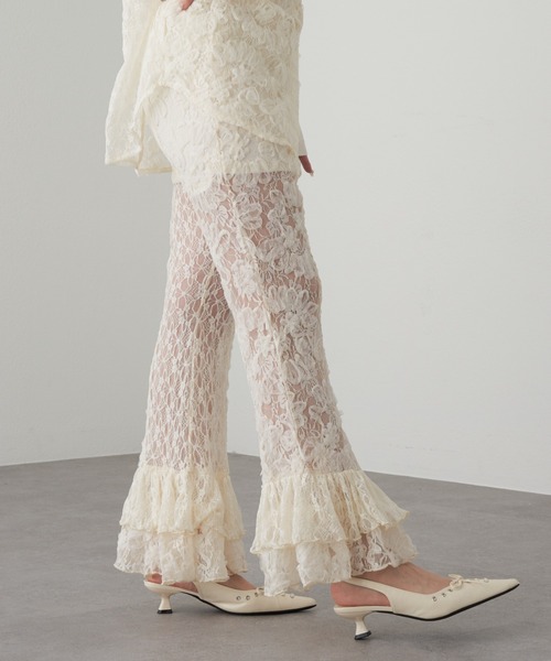 RAY CASSIN（レイカズン）の「レースアップミュール（その他シューズ・レディース・ホワイト/ブラック・36/37/38）」の7枚目の写真