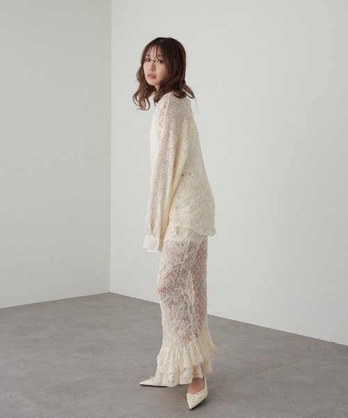 RAY CASSIN（レイカズン）の「レースアップミュール（その他シューズ・レディース・ホワイト/ブラック・36/37/38）」の9枚目の写真